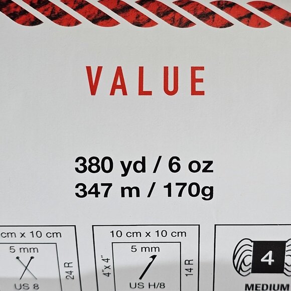 Lot of 4 Big Twist Value Yarn 380 Yds Each Varisty Gold/Yellow Plum Soft Purple - Picture 2 of 6